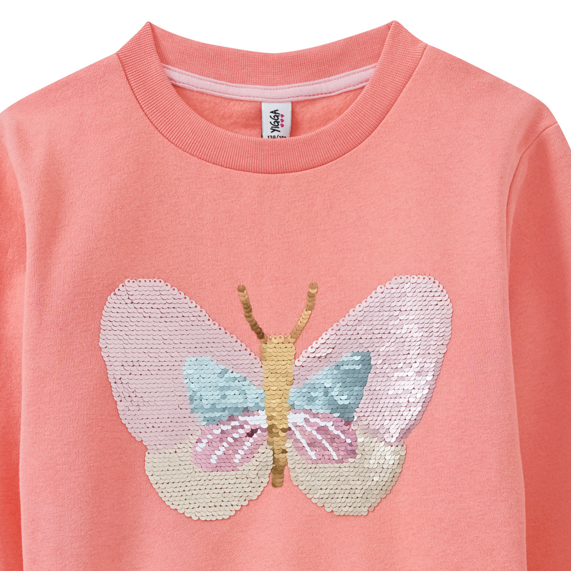 Mädchen Sweatshirt mit Wendepailletten