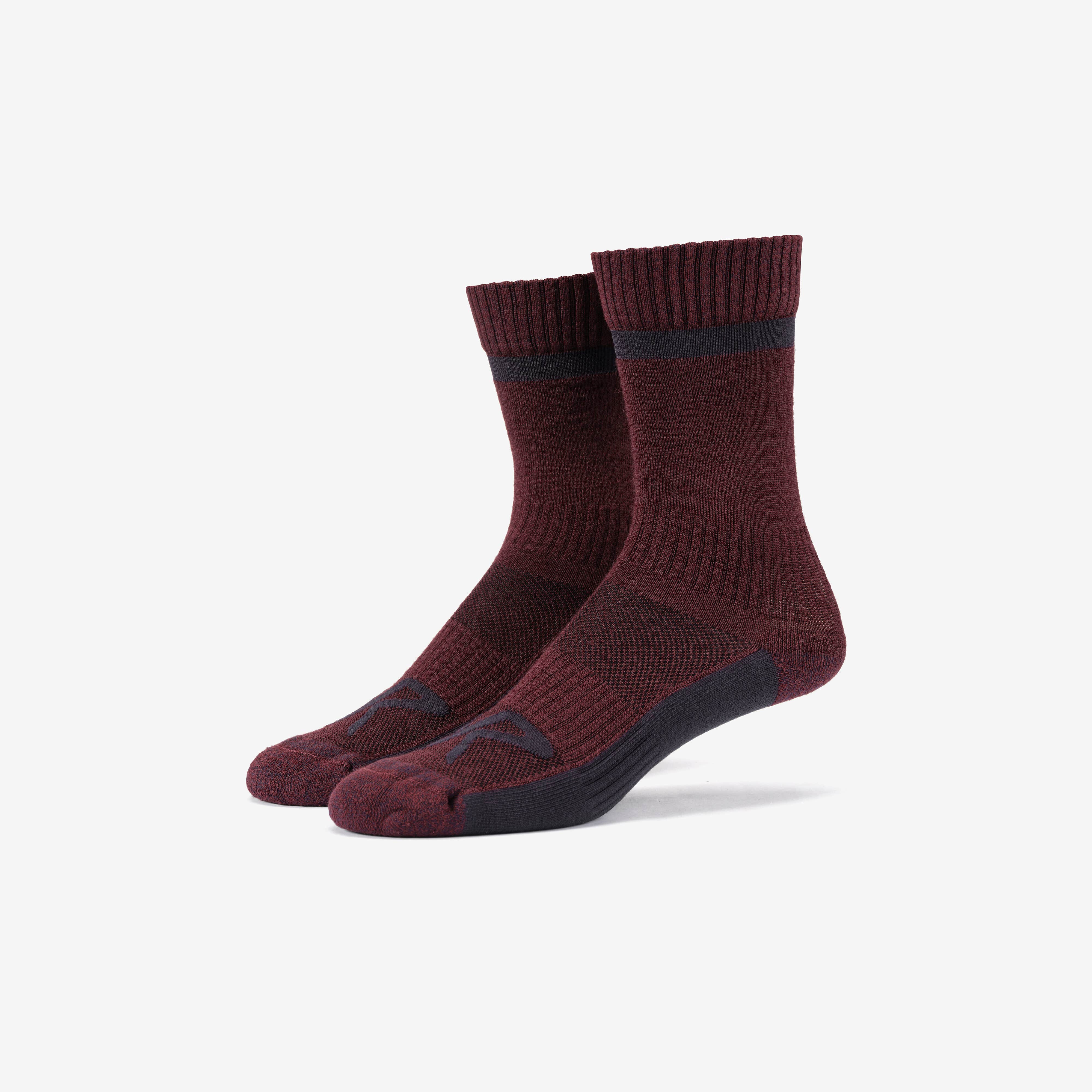 Wool Sock Burgundy