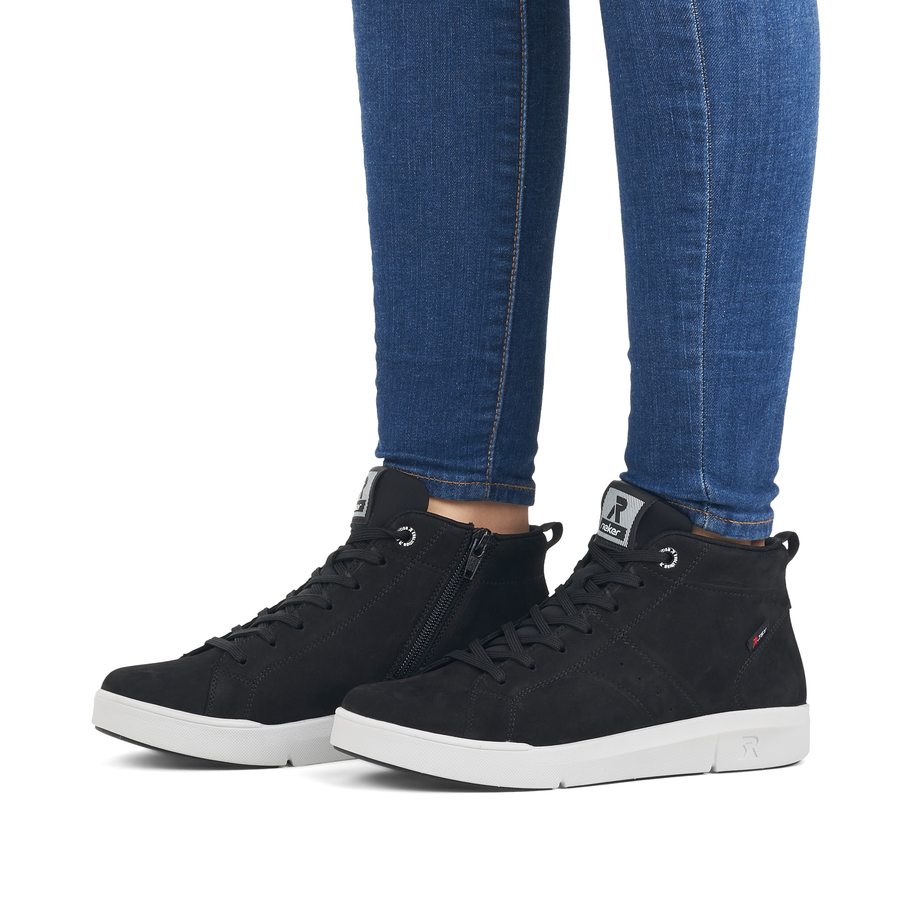 Rieker Damen Sneaker High deep black