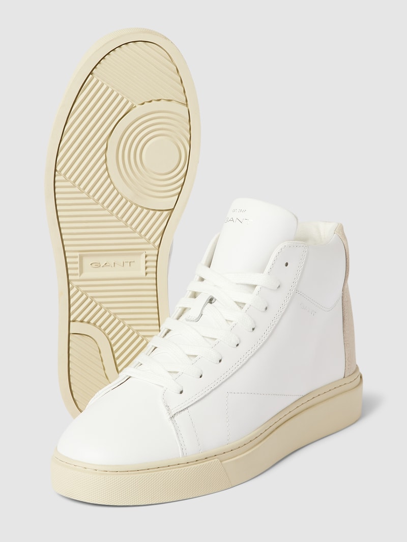 Sneaker mit Label-Details Modell 'Julice' in offwhite