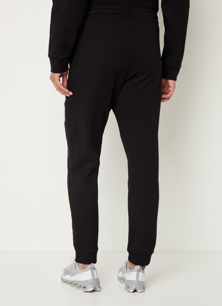 Emporio Armani Tapered fit jogging trousers with logo embroidery