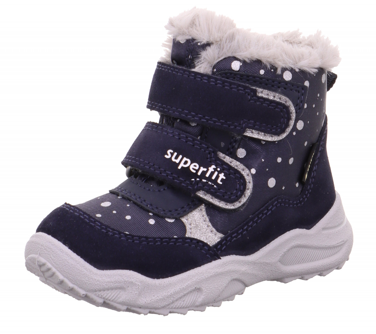 GLACIER - Blau Boots mit Klettverschluss