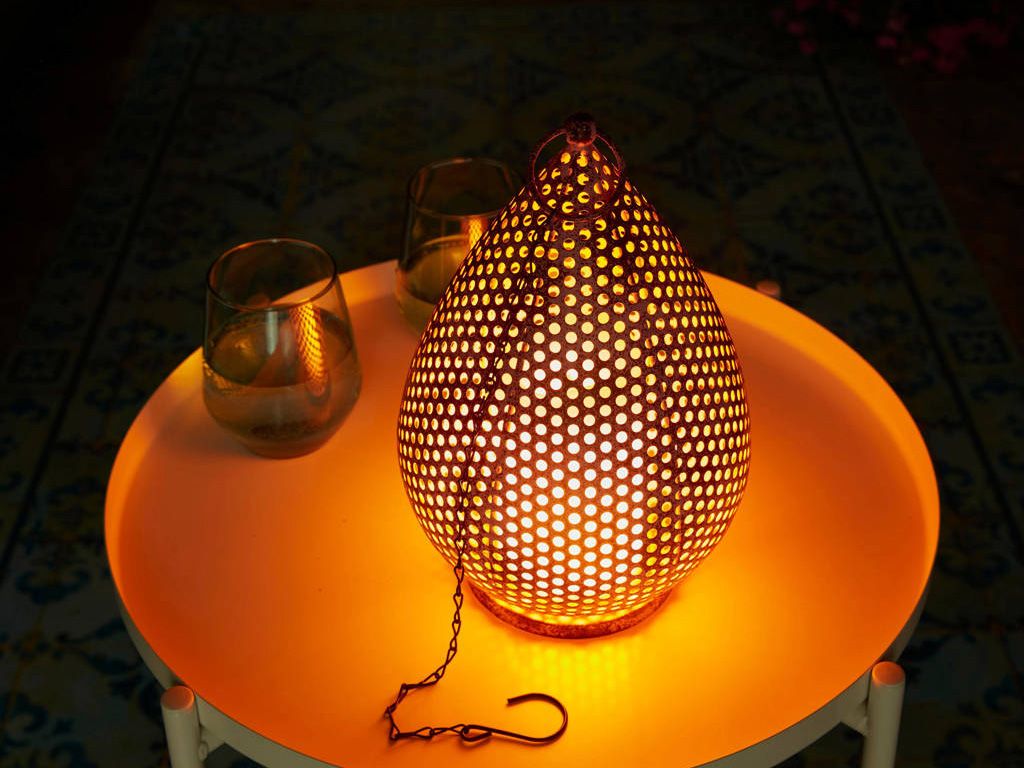 Luxform Tripolis Tisch und Hanglampe