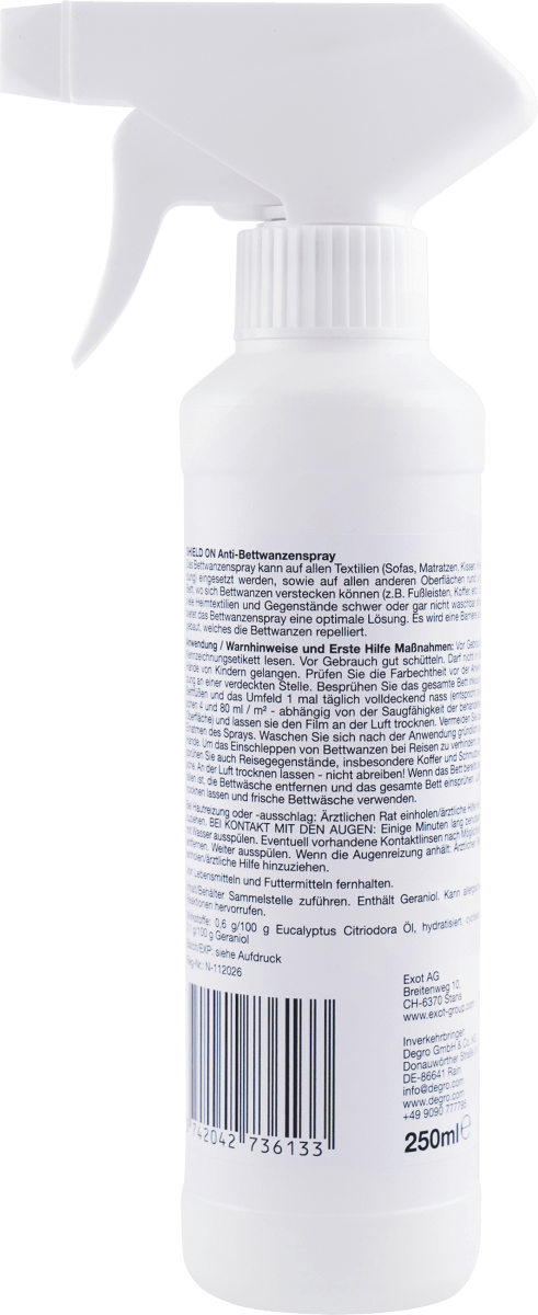 Bettwanzenspray, 250 ml