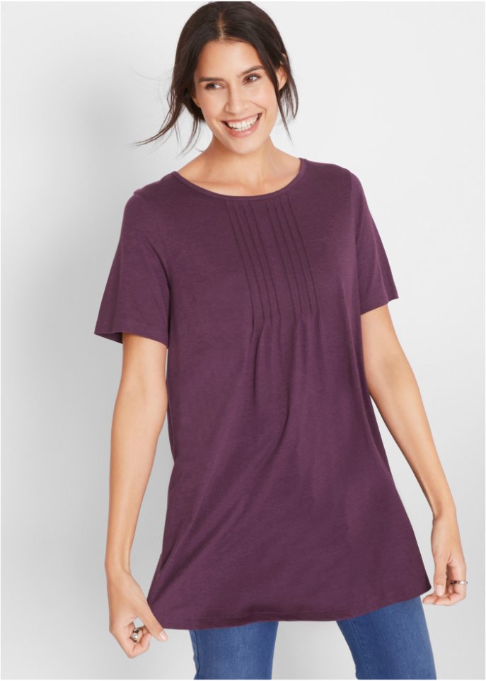 T-Shirt in A-Linien-Form, kurzarm