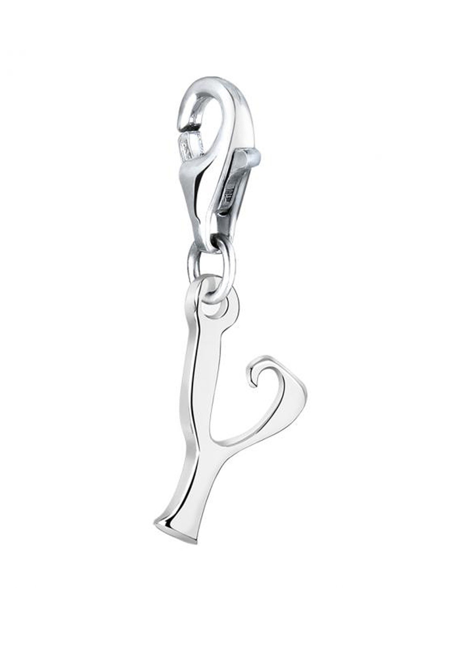 Ciondolo con lettera Nenalina in argento sterling 925, compatibile con tutti i porta-ciondoli e le perline attualmente in commercio.