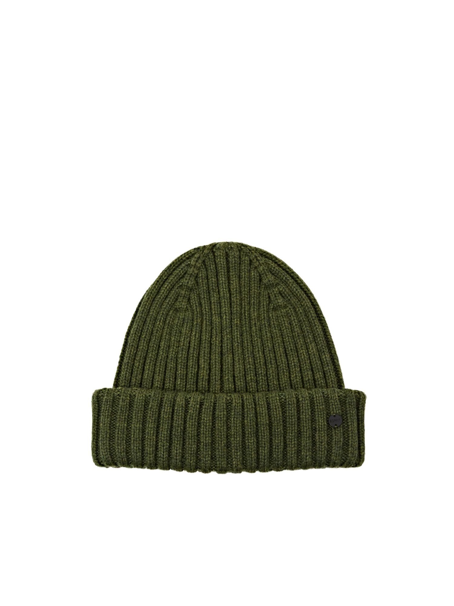Esprit Beanie Mütze mit Ripp-Muster