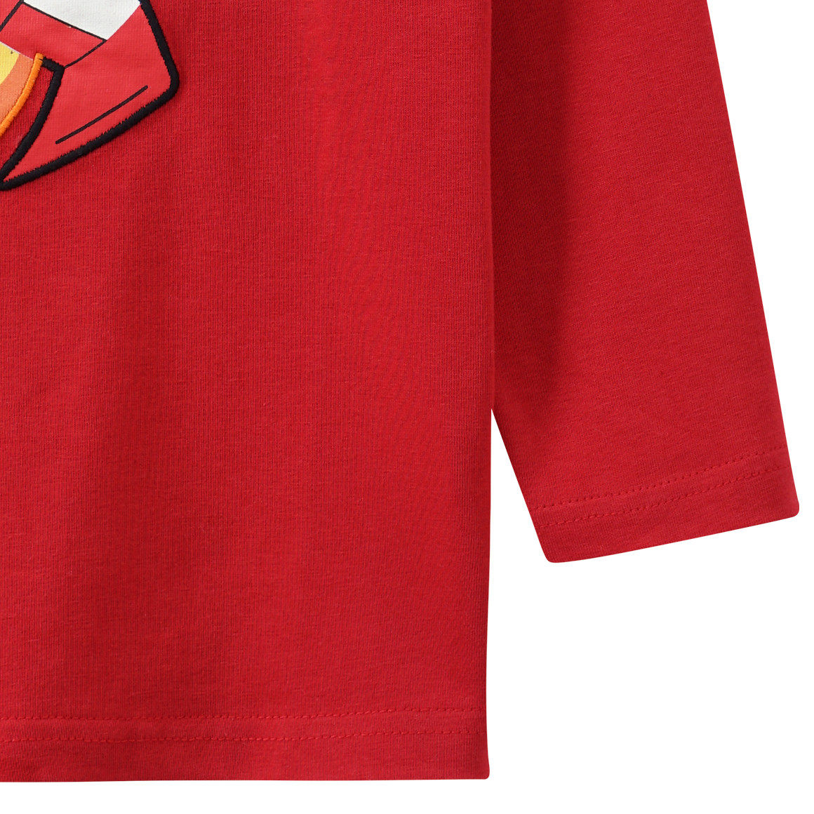 Kinder Langarmshirt mit Raumschiff-Motiv