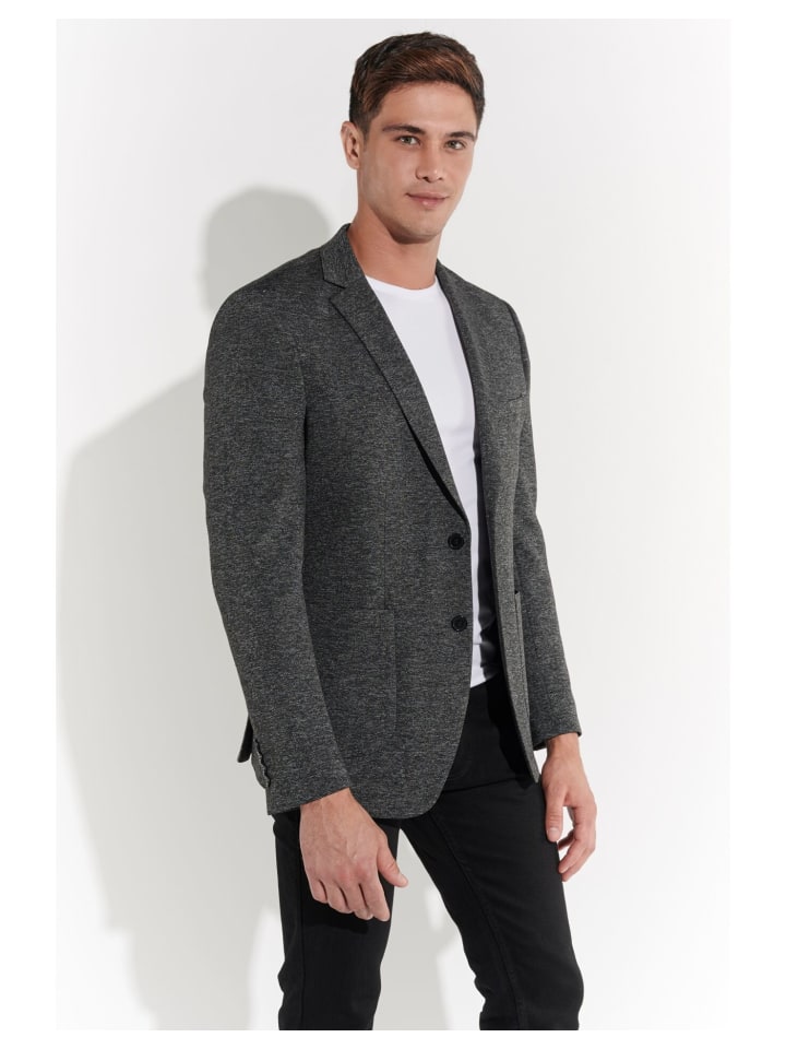 Steffen Klein Sakko Slim-Fit in grau günstig kaufen