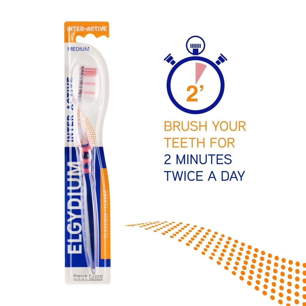 Oral Care ELGYDIUM Interactive Médium Brosse à dents