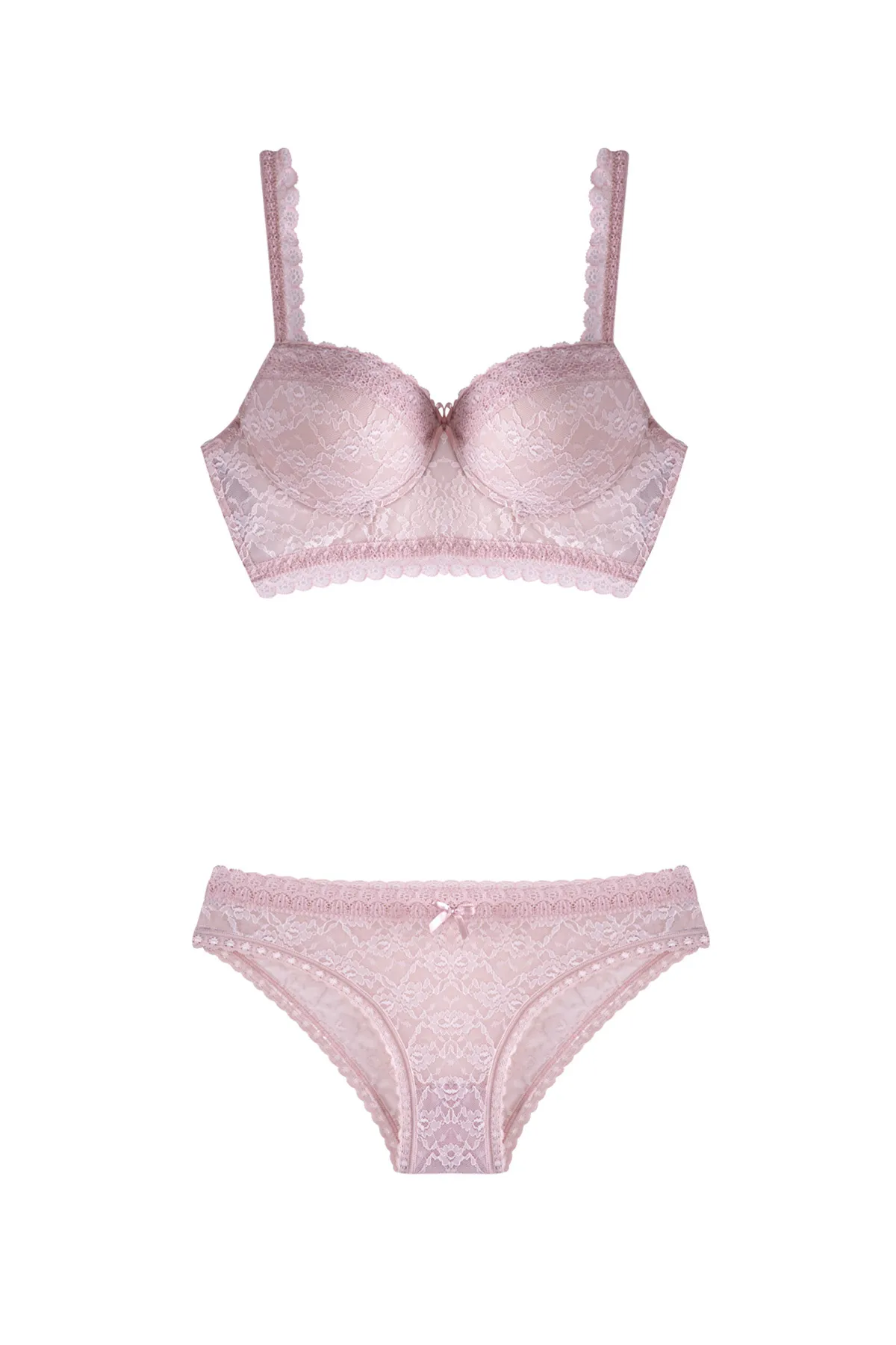 AYYILDIZ  364 Puder Push-Up-Bustier-Set