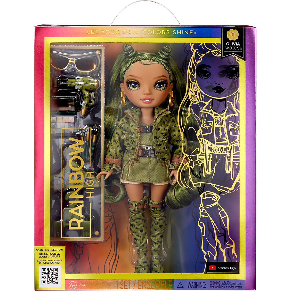 Rainbow High Serie 5 Fashion-Doll - Olivia Woods (Green)