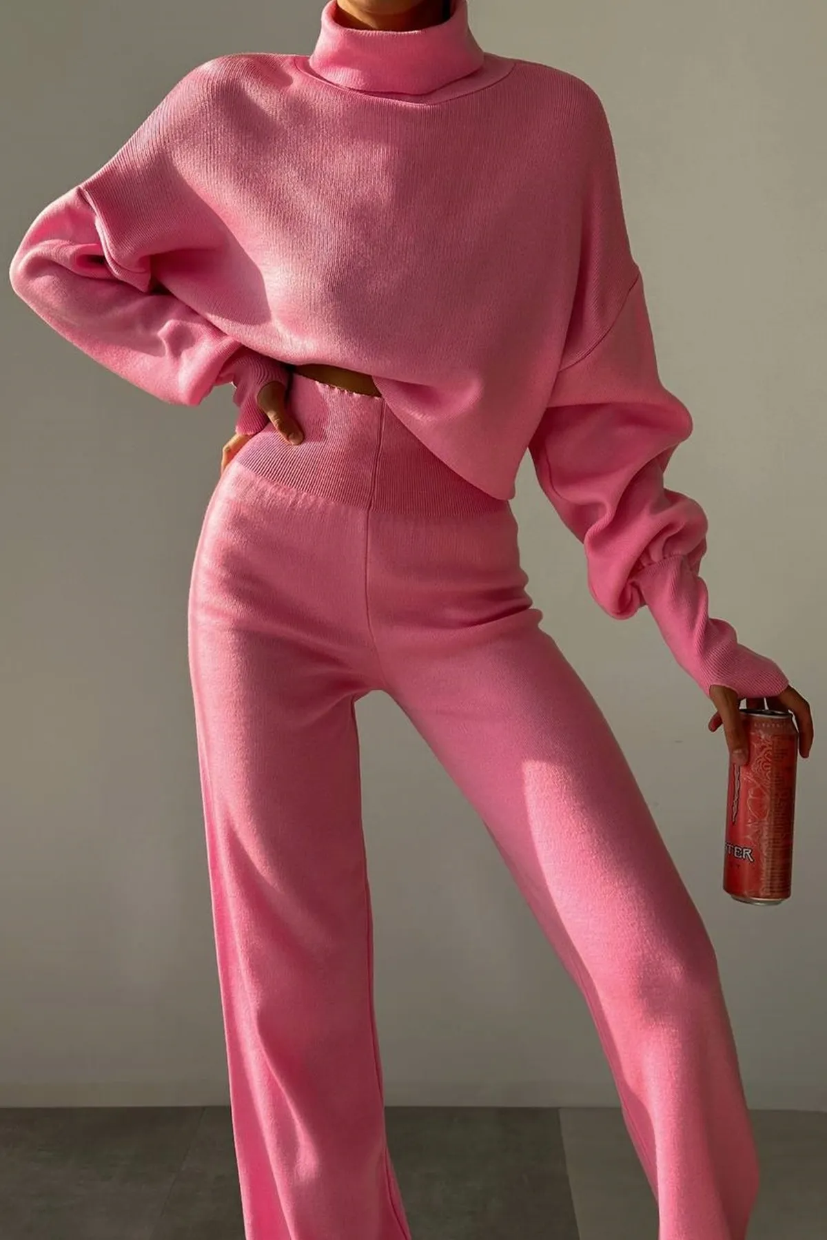 vuvutasarım  Zweiteiler - Rosa - Regular Fit