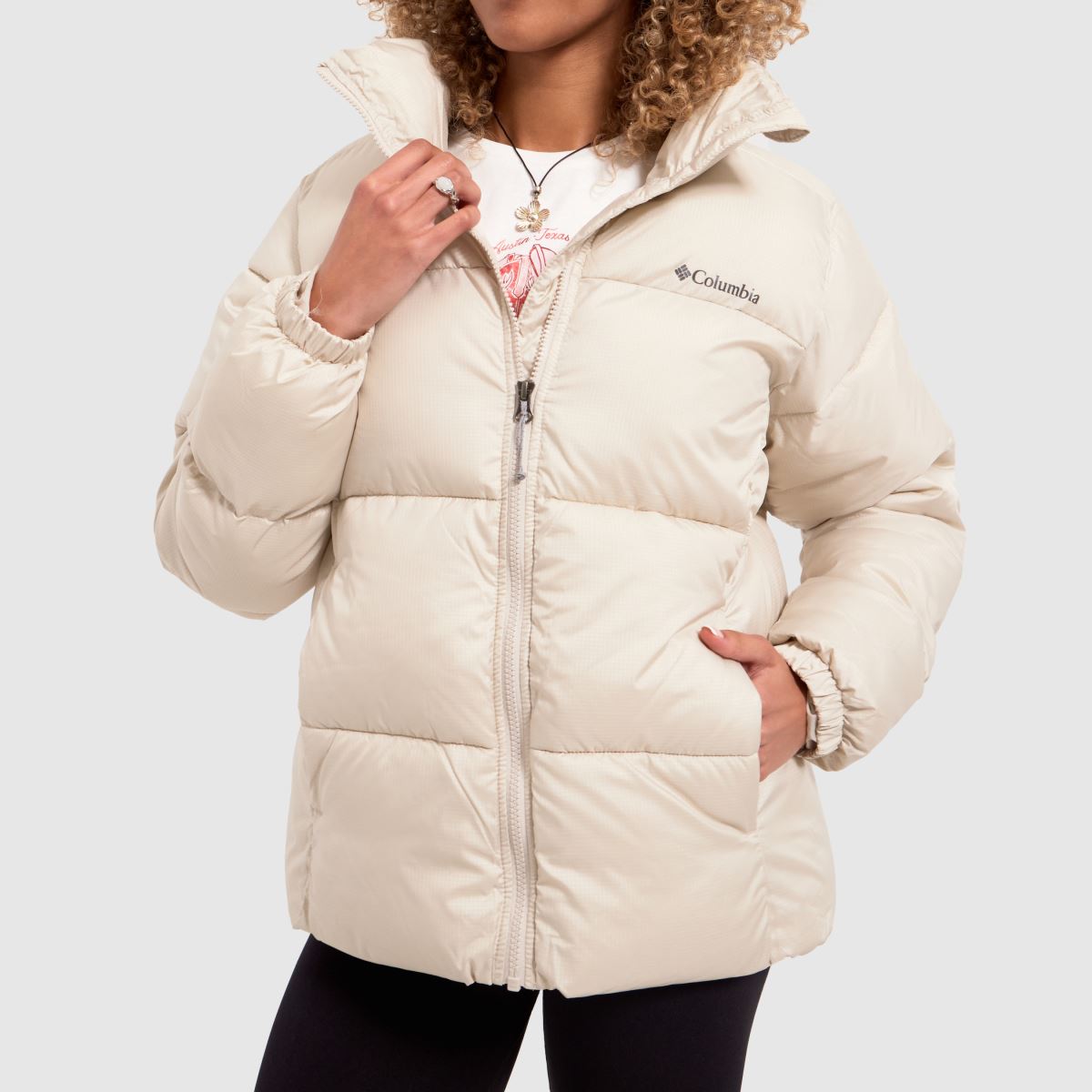 Columbia – Puffect II – Beige täckjacka