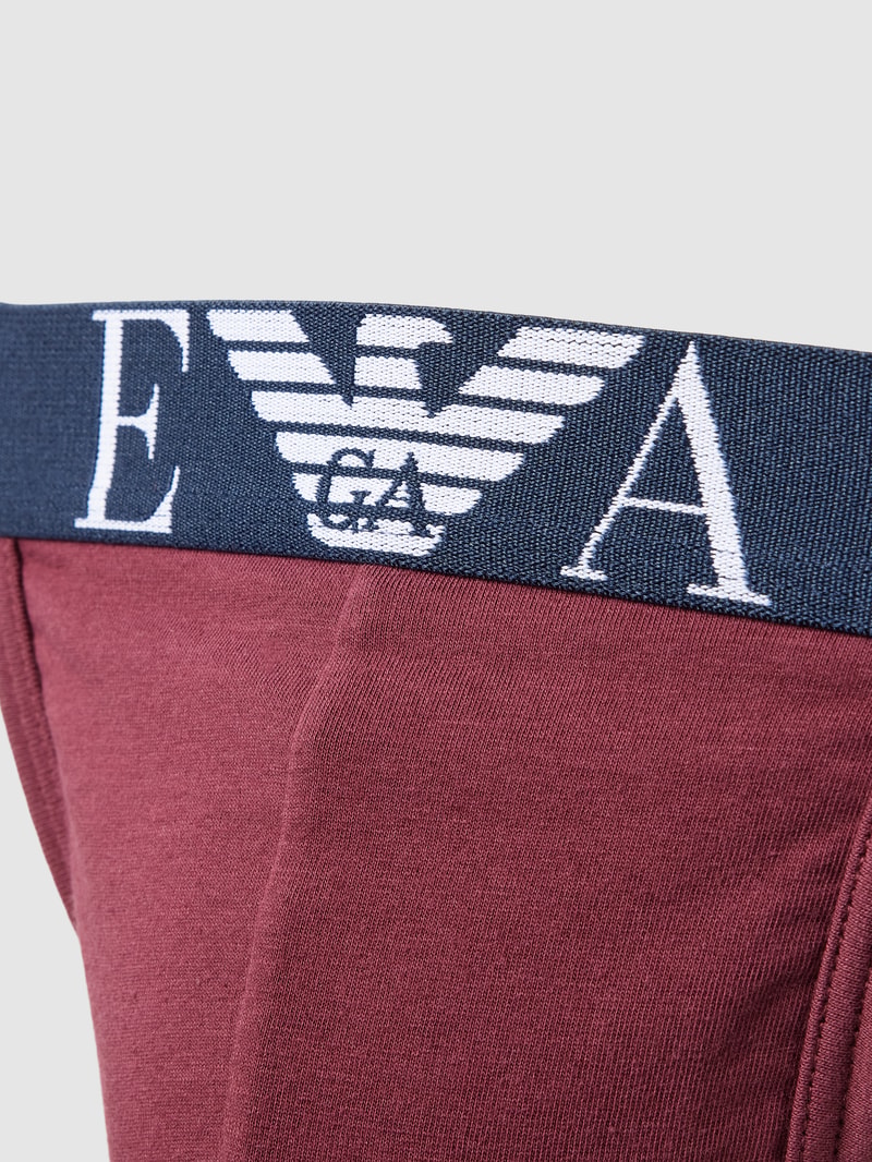 Jockstrap mit Logo-Bund im 2er-Pack in bordeaux rot