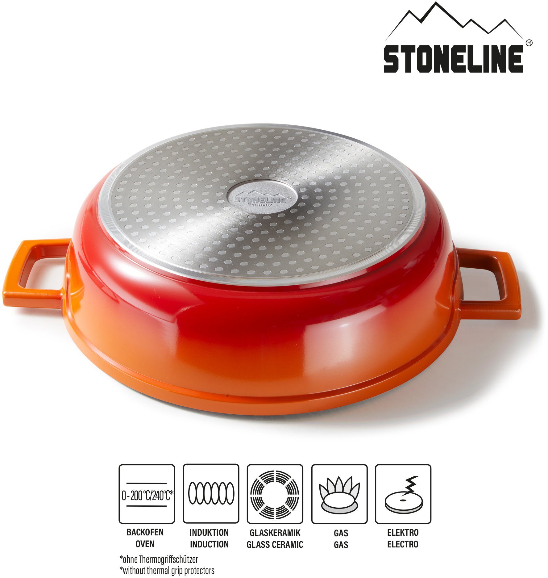 STONELINE Bräter, Aluminiumguss (1-tlg), 28 cm, Induktion