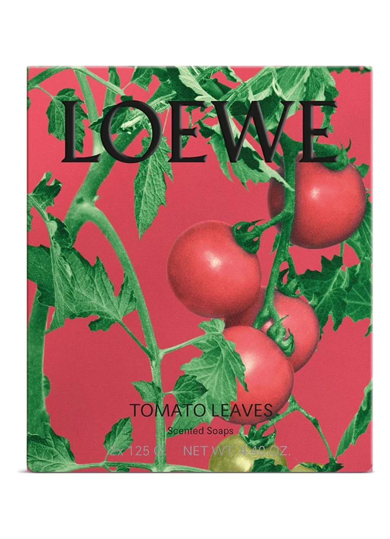 Set de 2 săpunuri mini-bar LOEWE cu parfum de frunze de roșii - săpun