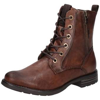 Tom Tailor Schnürstiefelette in braun