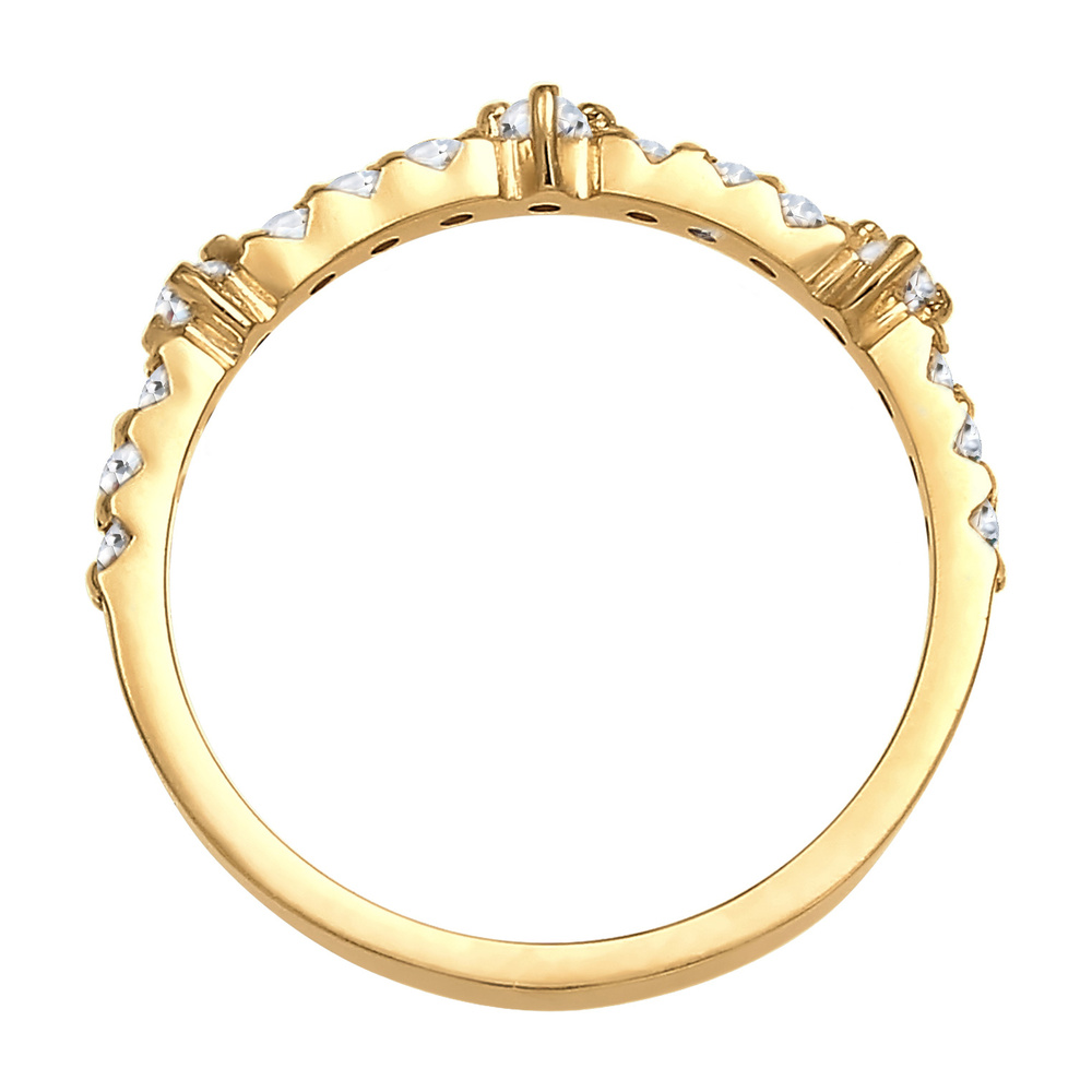 Elli PREMIUM Elli PREMIUM Bague Mémoire des dames Symbole d'amour éternel avec pierres topazes Bague