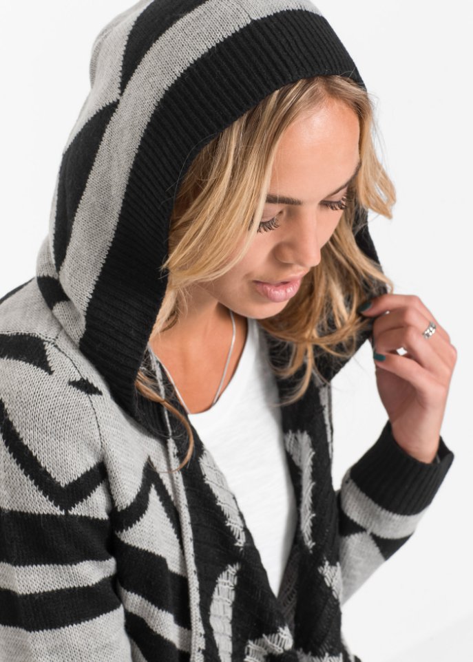 Strickjacke mit Muster