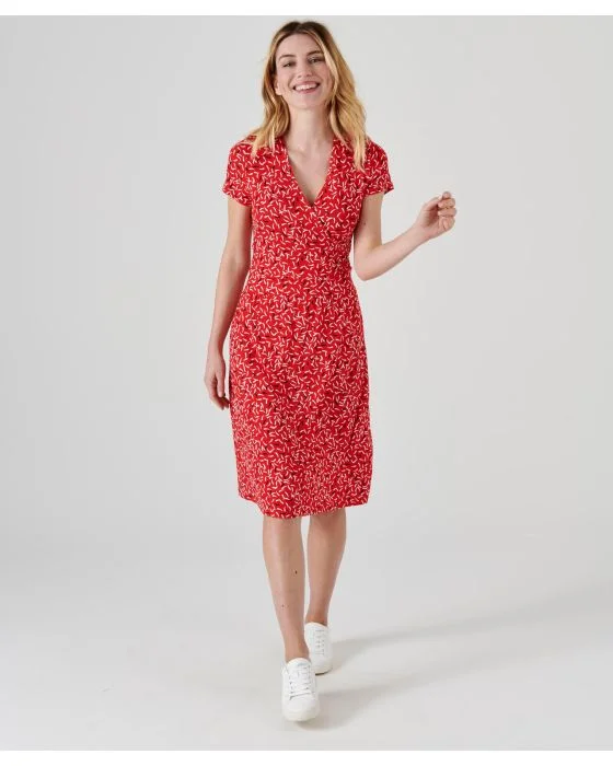 Robe effet cache-coeur