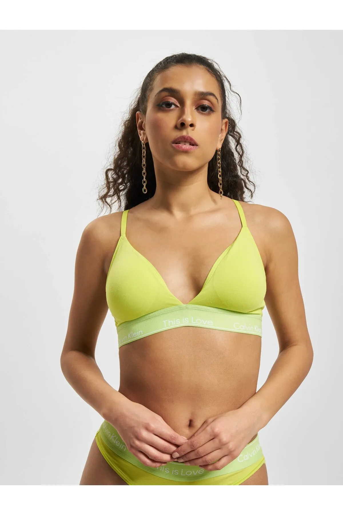 Calvin Klein  Damen Calvin Klein Underwear Leicht gefütterter Triangel-Bralette