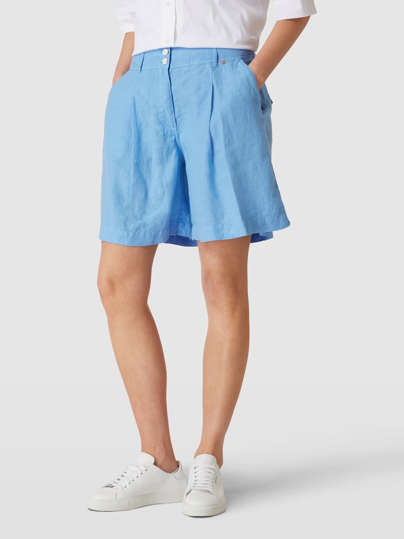 Bermudas mit Gesäßtaschen Modell 'Taweta' in bleu