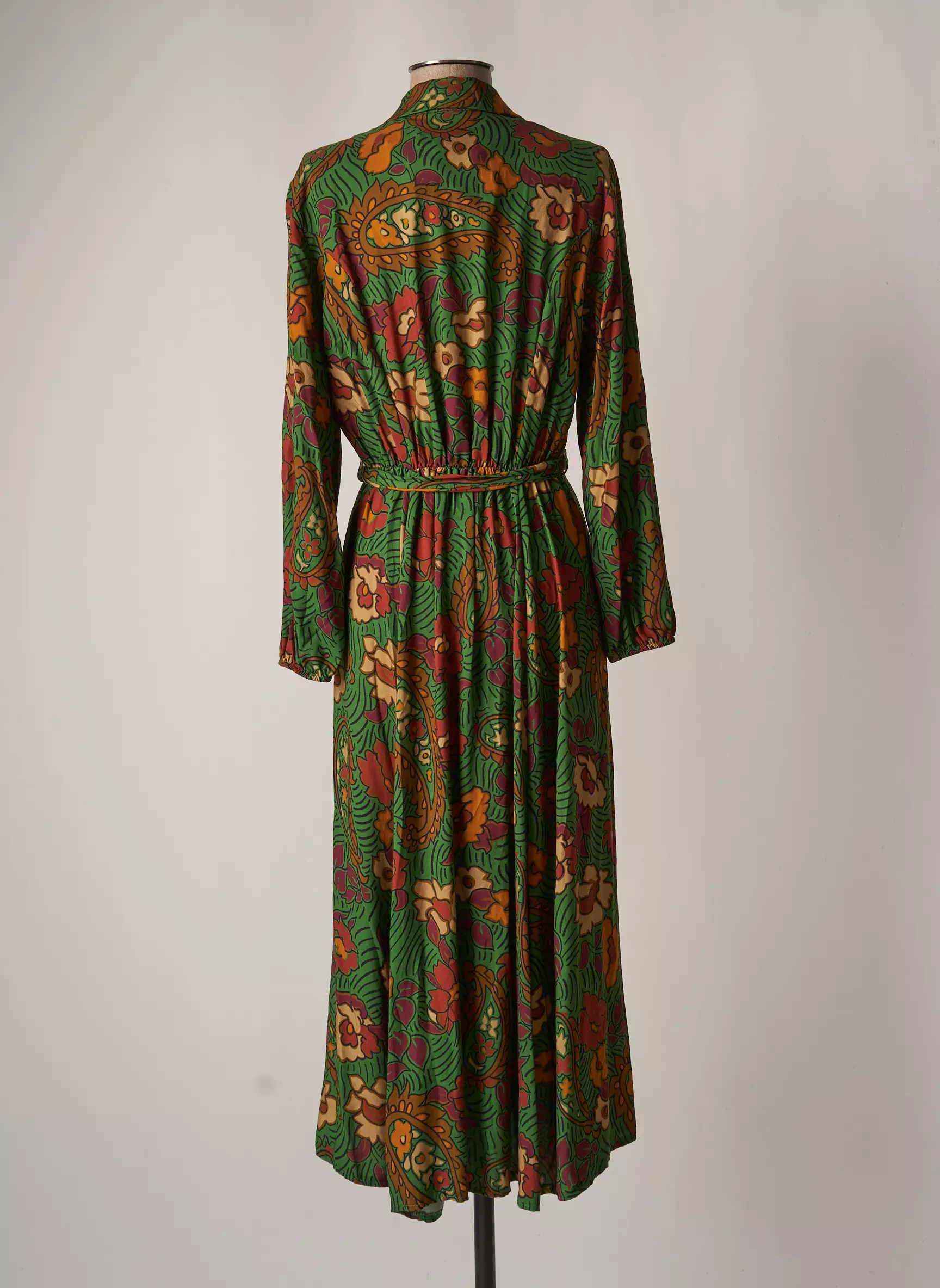 O Mer Robes Longues Femme couleur vert