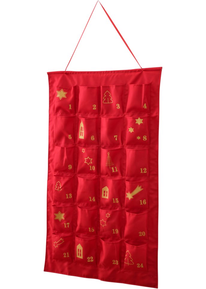Adventskalender mit großen Taschen