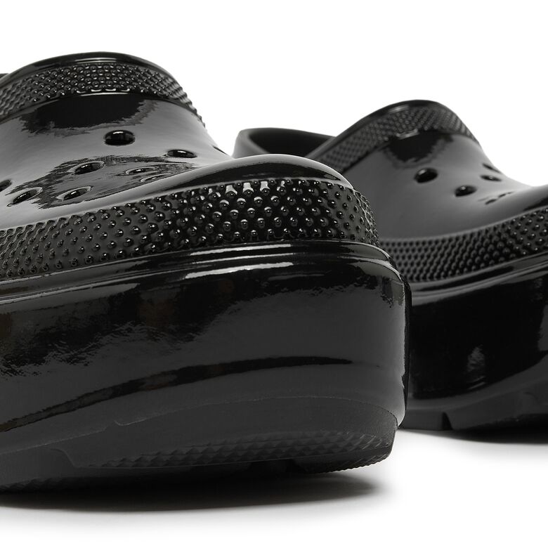 Crocs Stomp High Shine Clog black