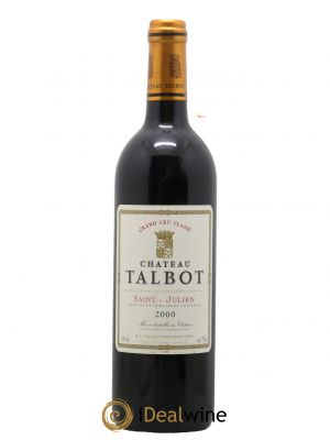 Château Talbot 4ème Grand Cru Classé  2000 - Lot de 1 Bouteille