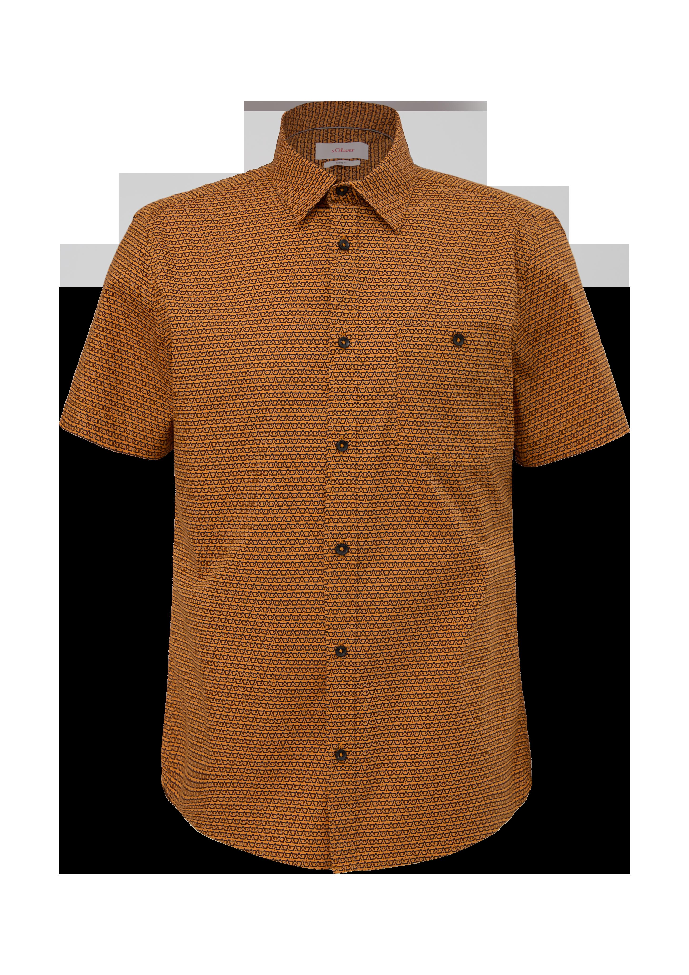 Slim Fit: Hemd mit Allover-Muster  2127473-22A5