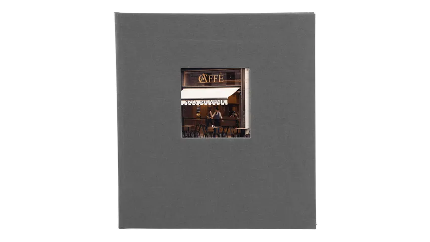 goldbuch Fotoalbum Bella Vista grau 30x31 cm mit 60 weiße Seiten