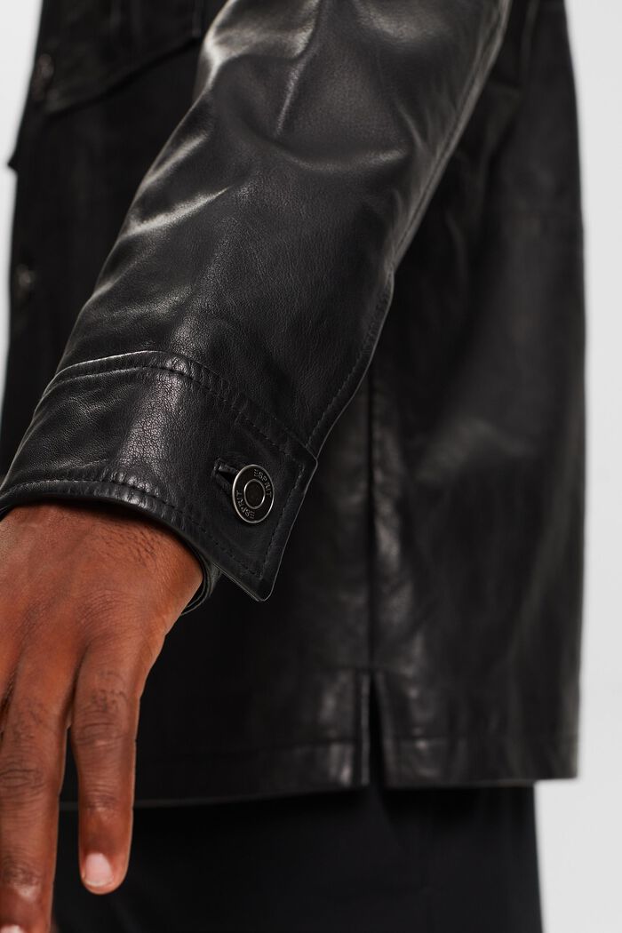 Hemdjacke aus Leder