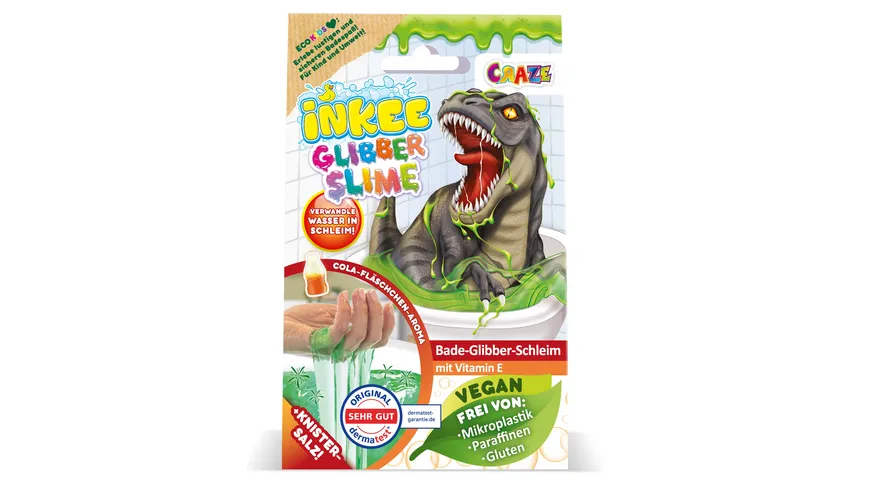 CRAZE INKEE Badeglibberschleim Dinorex