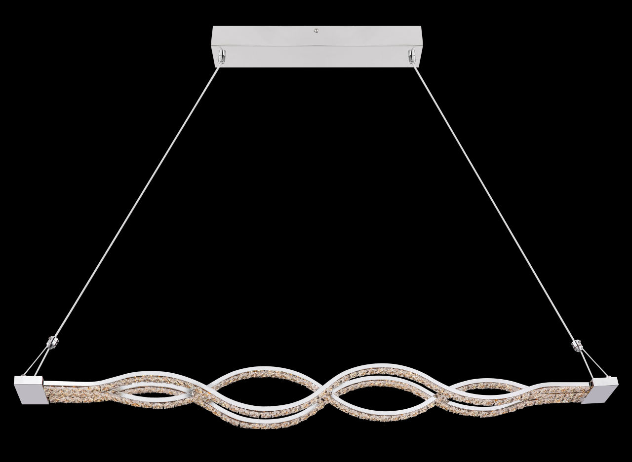 Globo Lighting - PILLA - Hängeleuchte Metall verchromt, LED