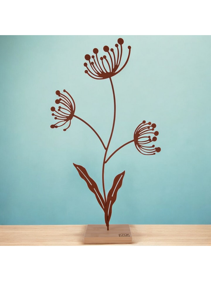 UNUS Aufsteller Deko-Blume in Rost günstig kaufen