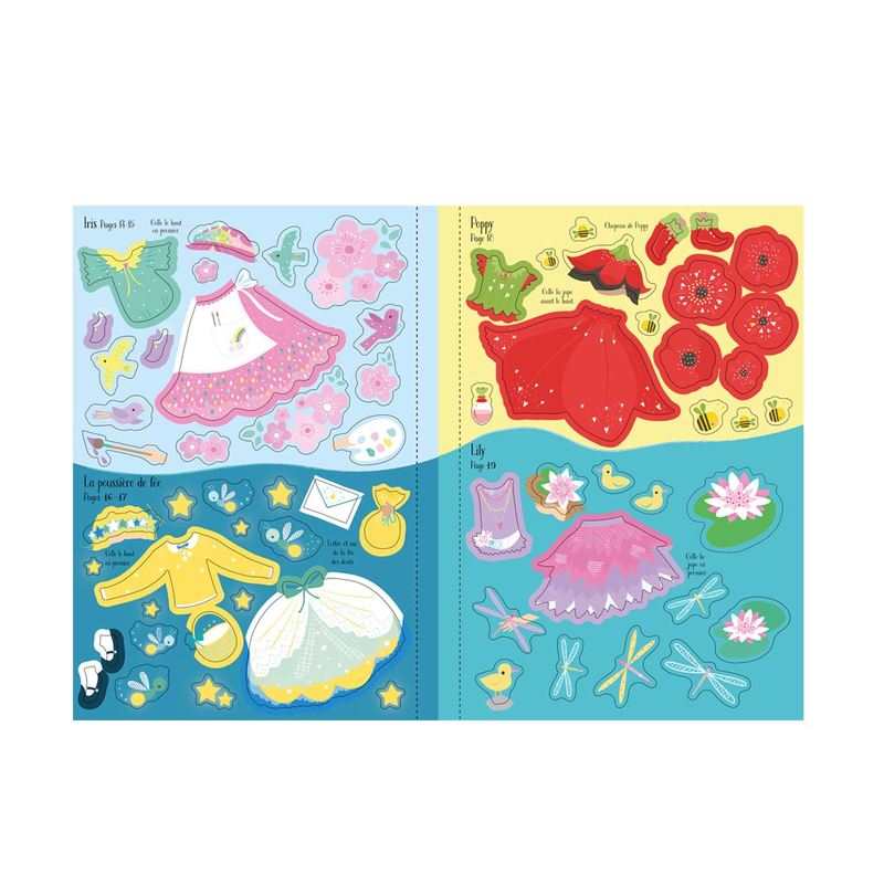 Livre Ma petite collection J'habille mes amies les fées - Usborne
