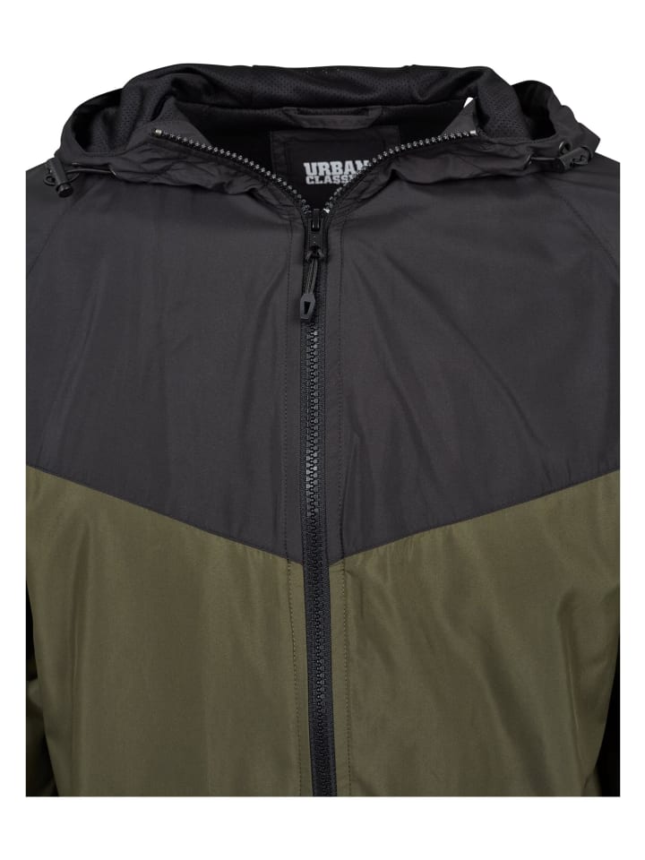 Urban Classics Urban Classics Windbreaker in blk/darkolive günstig kaufen