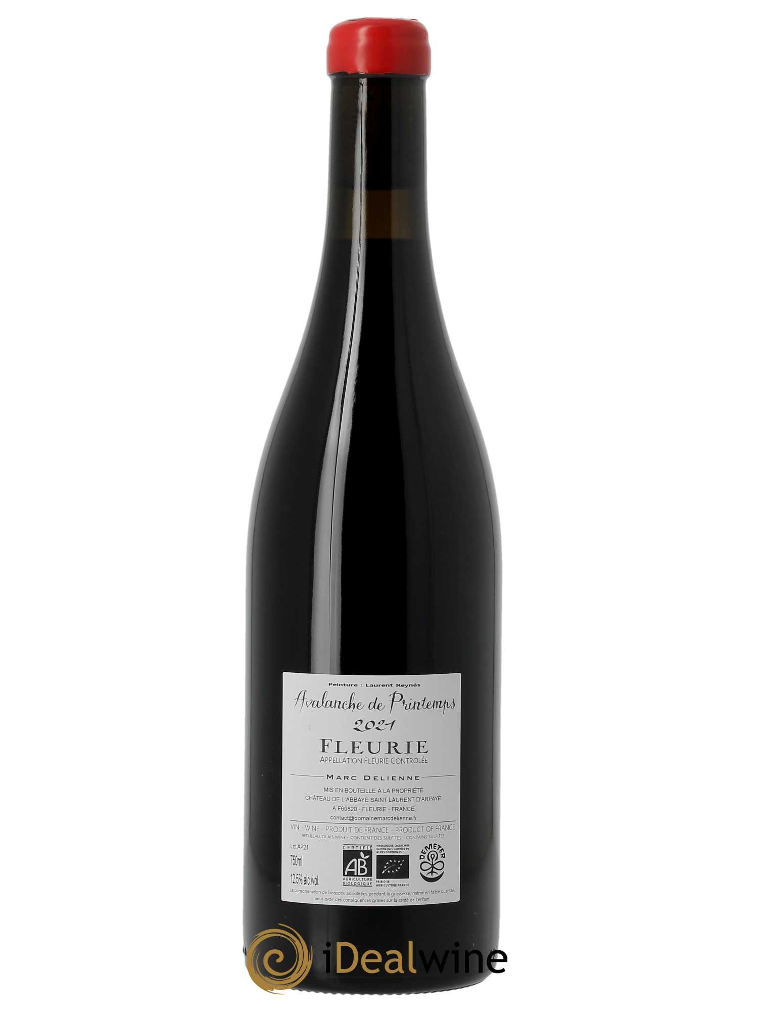 Fleurie Avalanche de Printemps Marc Delienne  2021 - Lot de 1 Bouteille