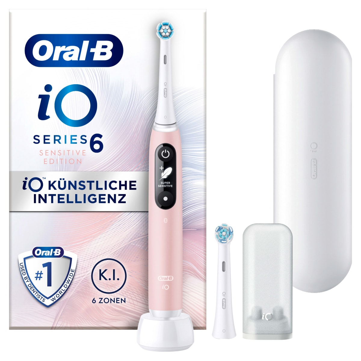 Elektrische Zahnbürste iO Series 6 Pink Sand, 1 St