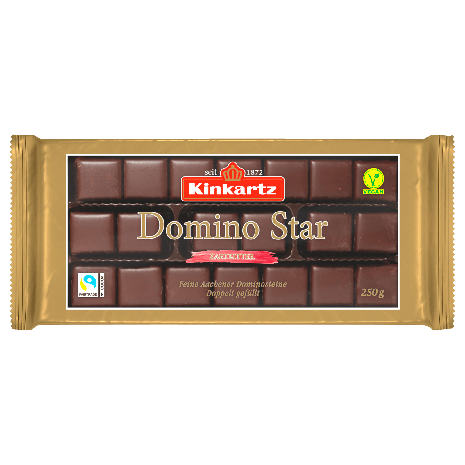 Kinkartz Domino Star Zartbitter 250g