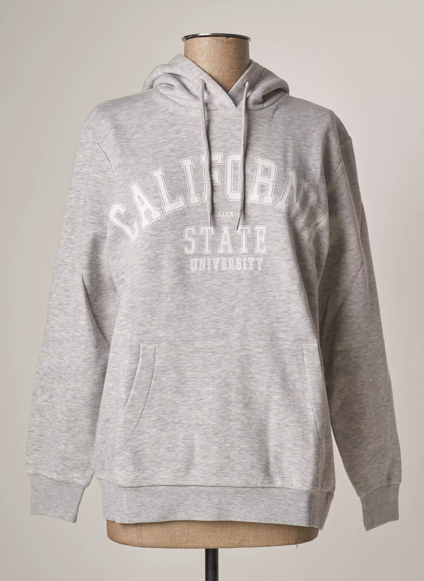 Jjxx Sweat Capuche Femme couleur gris