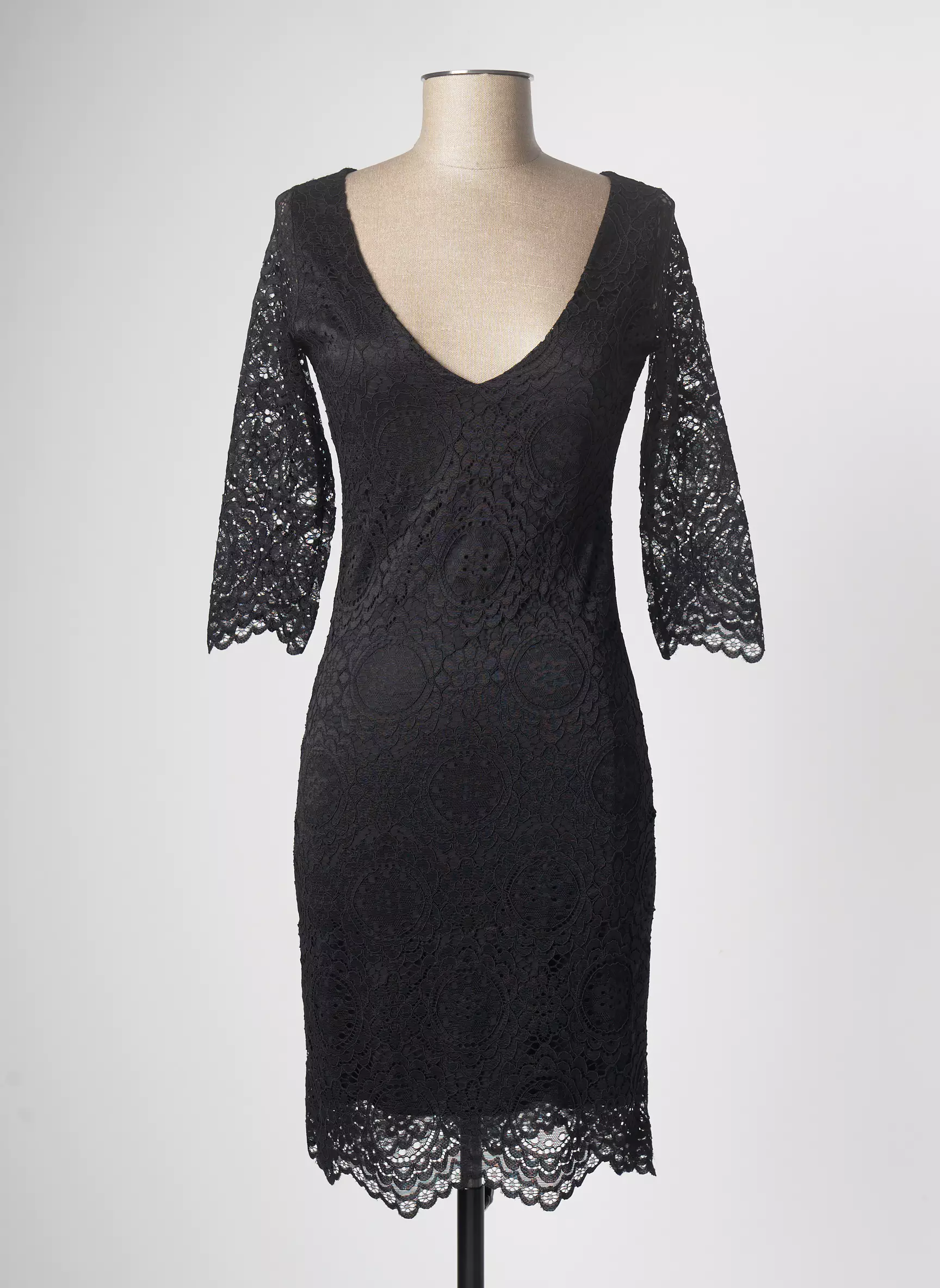 Revd Elle Robes Mi Longues Femme couleur noir