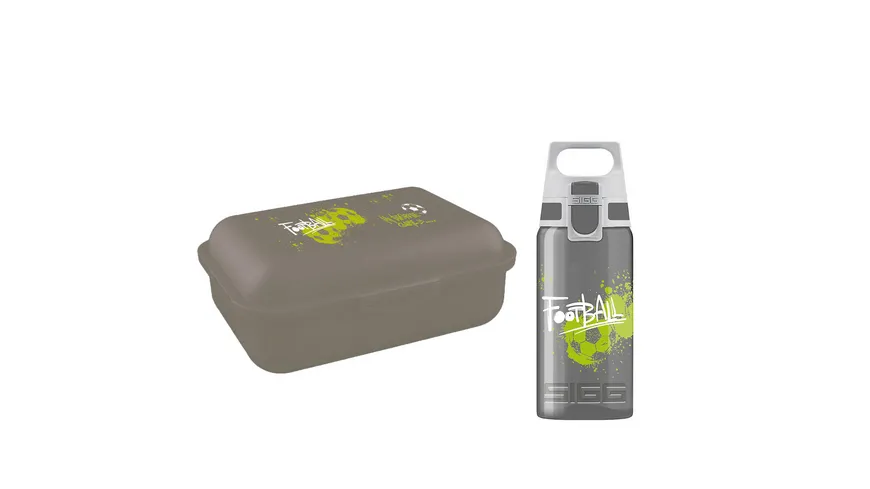 SIGG Lunchbox Set Viva Football anthracite