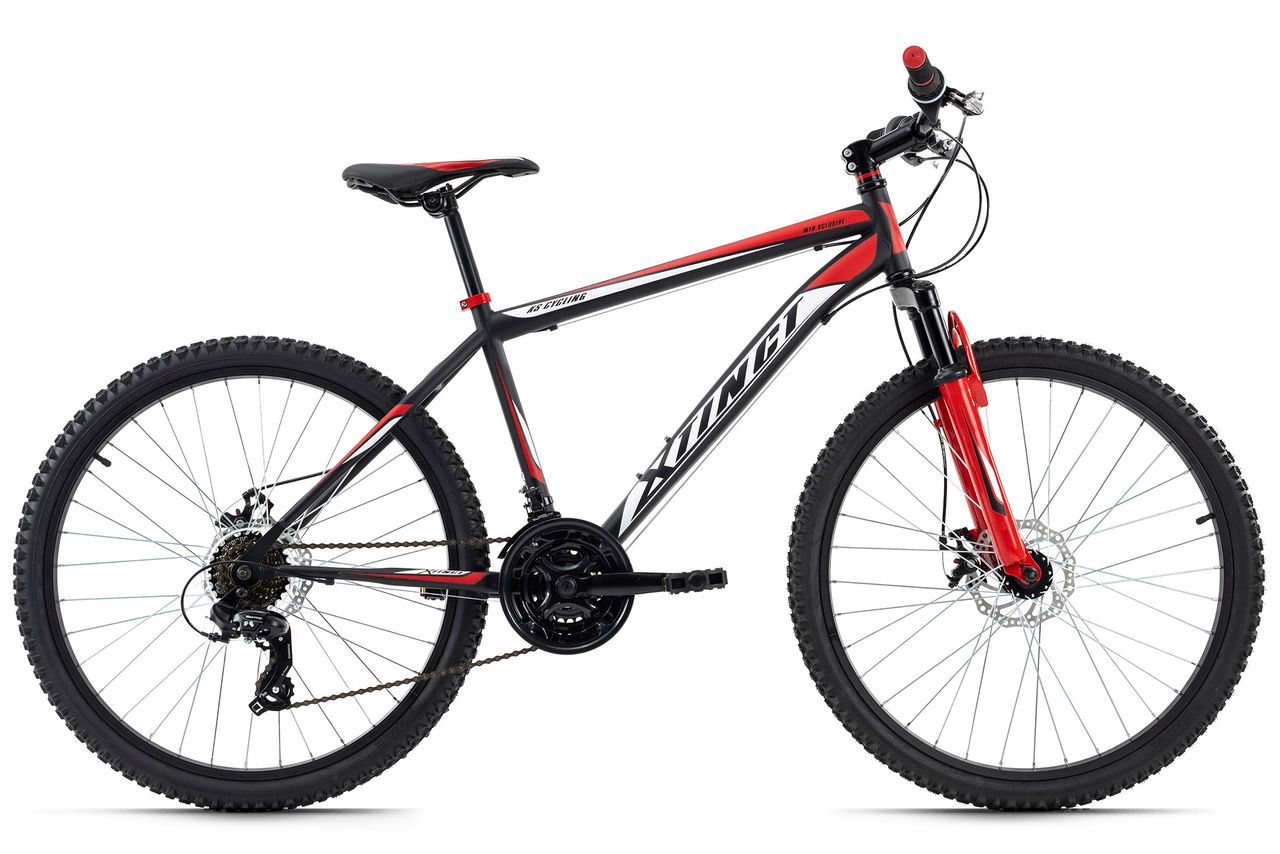 KS Cycling Mountainbike Hardtail 26'' Xtinct schwarz-rot RH 46 cm