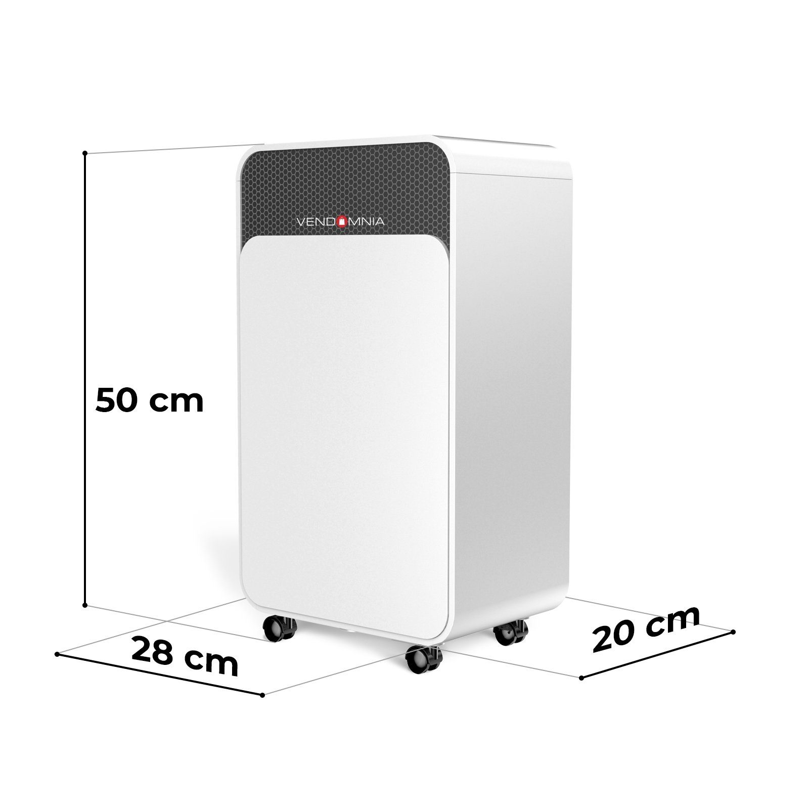 VENDOMNIA Luftreiniger Luftentfeuchter 16L/Tag Timer Raumentfeuchter Entfeuchtungsgerät, für 30 m² Räume, 2L Behälter, bis 30 m², elektrisch, Digitalanzeige
