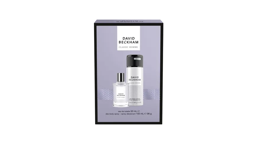 DAVID BECKHAM Classic Homme Eau de Toilette + Deo Geschenkpackung