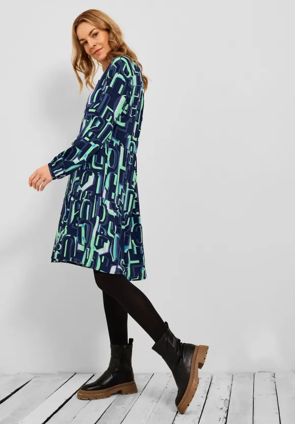 CECIL Kleid mit Allover Print