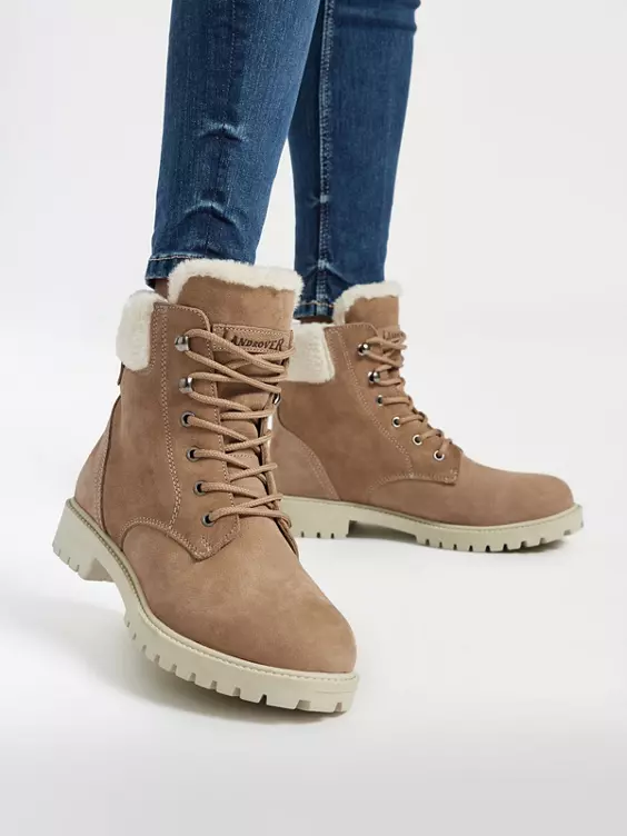 Landrover Leder Schnürboots